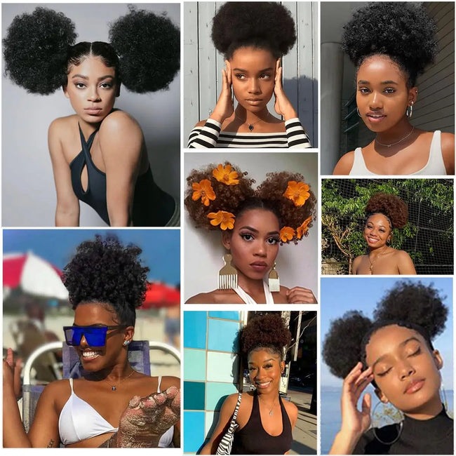 Afro Puff Drawstring Ponytail