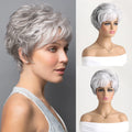 Short Natural Wig with Bangs