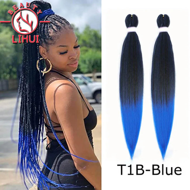 Ombre Pre Stretched Braiding Hair Bundles