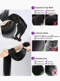 Straight Human Hair Bundles Brazilian Raw Remy Weave