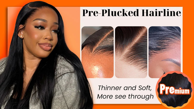 Pre-Styled Layered Ombre Brown Human Hair Wig