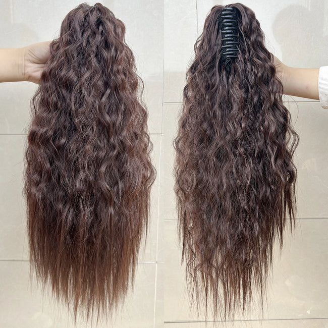 Synthetic Long Wavy Ponytail Hair Extensions