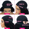 Human Hair Deep Curly Half Wig Jerry Curly
