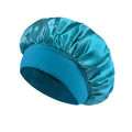 Wide-brimmed Satin Hair Bonnet for Sleeping
