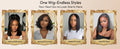 UNice Straight Human Hair Wig