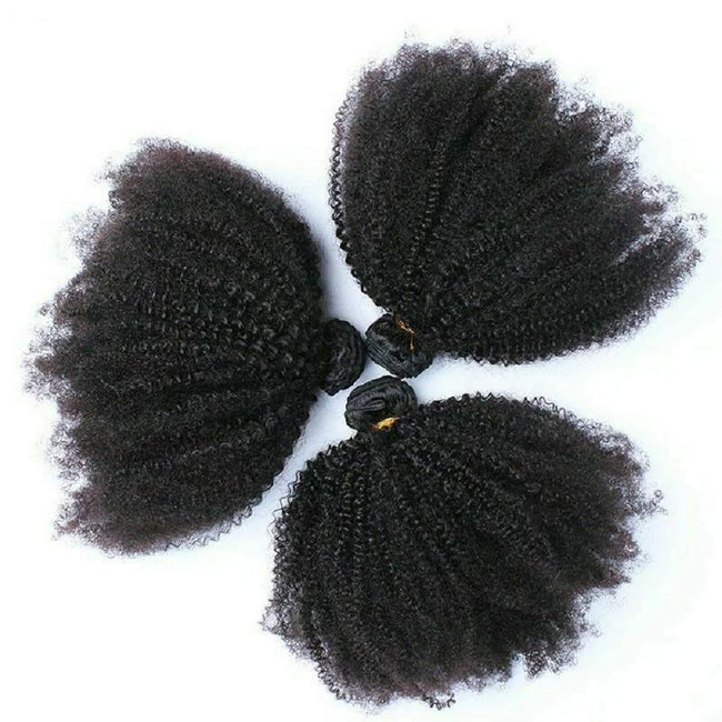 Mongolian Afro Kinky Curly Bundles Human Hair