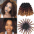 Curly Jumpy Wand Curl Jamaican Bounce Synthetic Braiding Hair Extensions