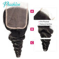Loose Wave Lace Frontal Closure Brazilian Remy Human Hair