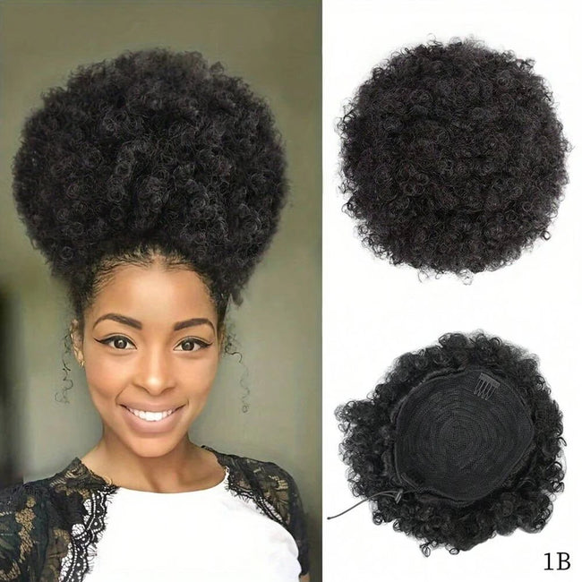 Afro Puff Drawstring Ponytail Extension