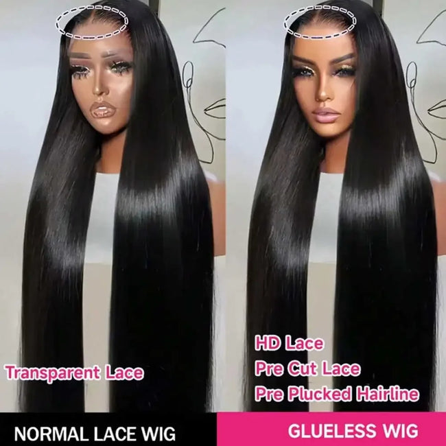 Straight Lace Front Wigs Human Hair