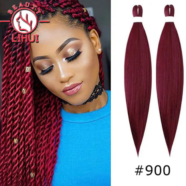 Ombre Pre Stretched Braiding Hair Bundles