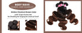 UNice Chestnut Brown Ombre Body Wave Bundles