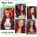 Brazilian Burgundy Human Hair Weave Bundles