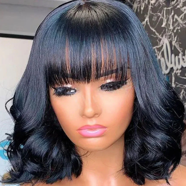 Short Bob Wig with Bangs