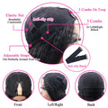 V Part Wig Human Hair Wig