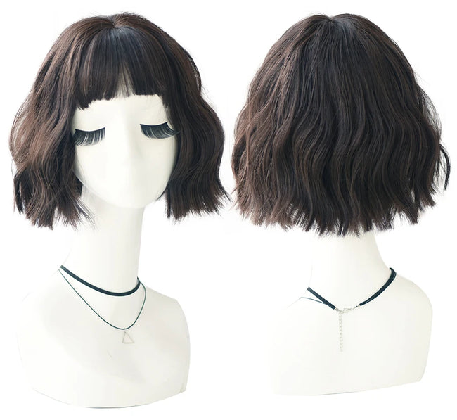 Deep Wave Wig With Bangs