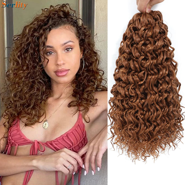 1-6 Packs GoGo Curl Crochet Hair