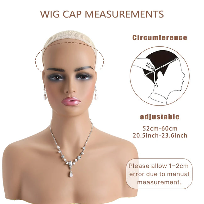 Short Natural Wig with Bangs