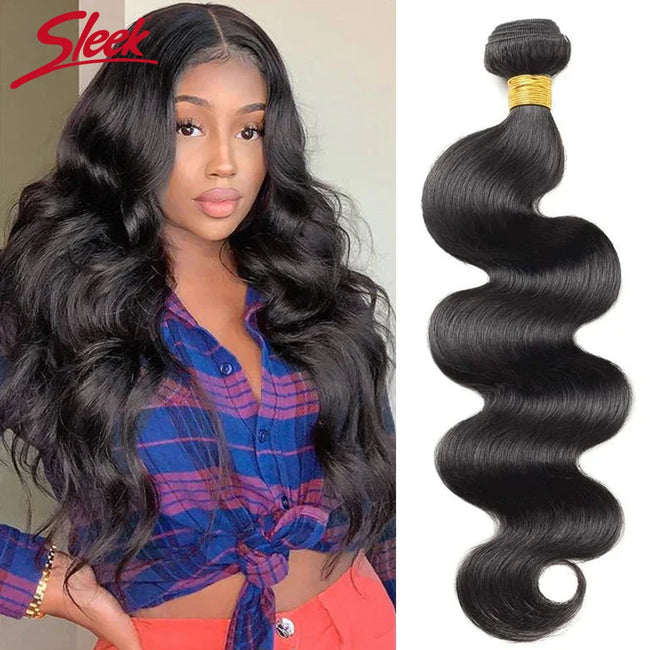 Sleek Body Wave Bundles Peruvian Hair Bundles