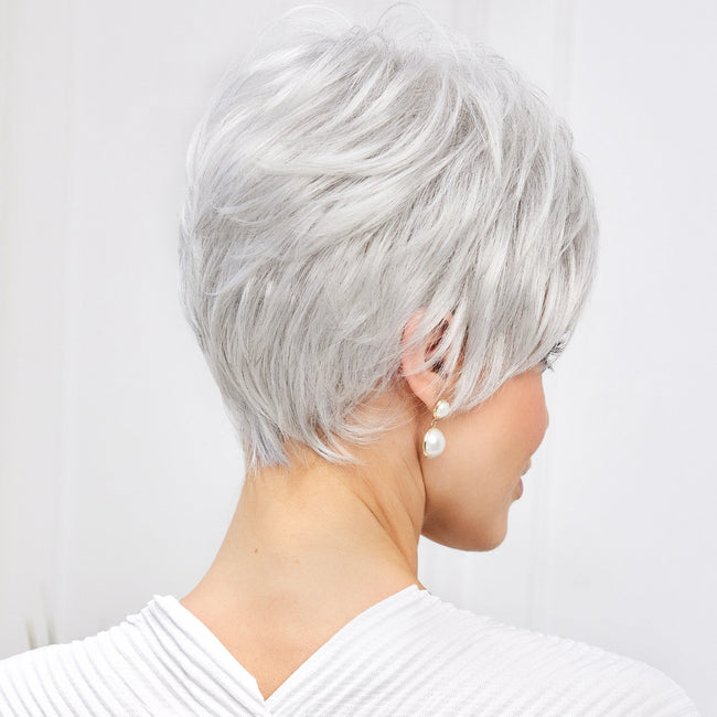 White Silver Gray Kanekalon Human Hairs