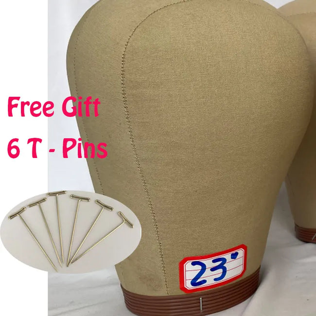 Cork Canvas Mannequin Head