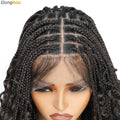 Box Braid Wig with Baby Hair Lace