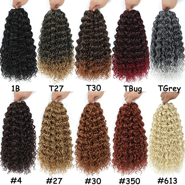 1-6 Packs GoGo Curl Crochet Hair