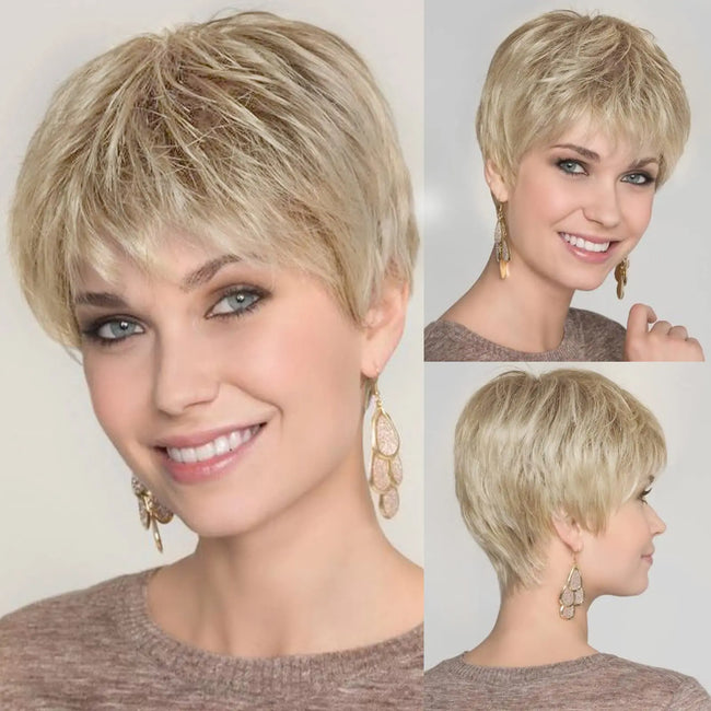 White Silver Gray Kanekalon Human Hairs