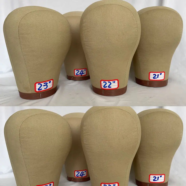 Cork Canvas Mannequin Head