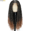 Box Braid Wig with Baby Hair Lace