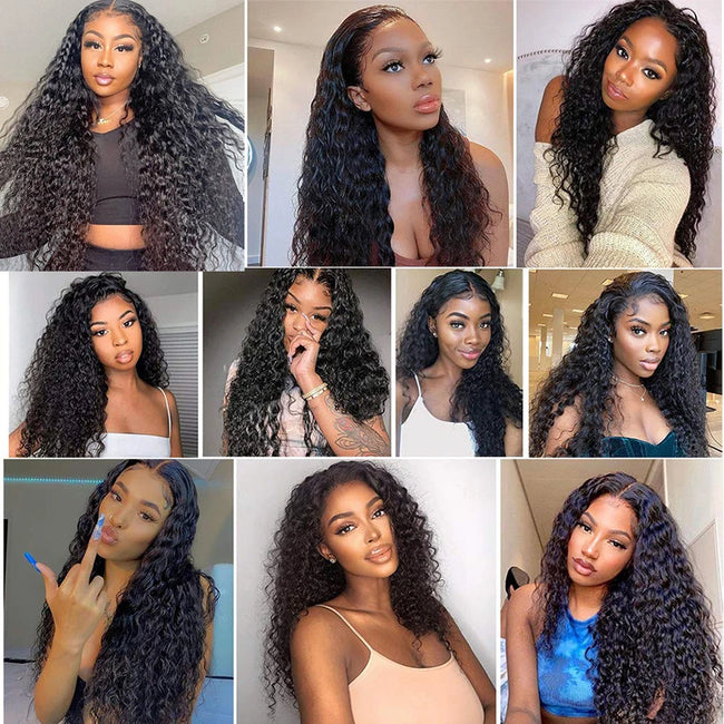 Peruvian Water Wave Bundle Human Hair Extensions