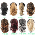 Short Ponytail Synthetic Curly Clip In Hair Extensions