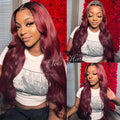 Brazilian Burgundy Human Hair Weave Bundles