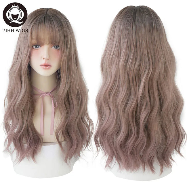 Deep Wave Wig With Bangs