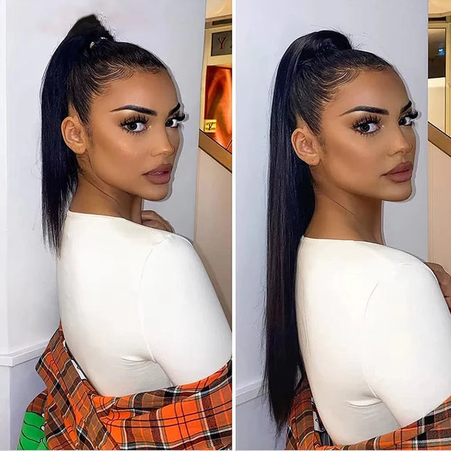 Hair Extension Drawstring Ponytail