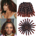 Curly Jumpy Wand Curl Jamaican Bounce Synthetic Braiding Hair Extensions