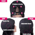 V Part Human Hair Body Wave Wig