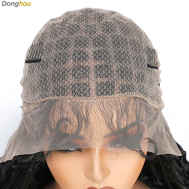 Box Braid Wig with Baby Hair Lace