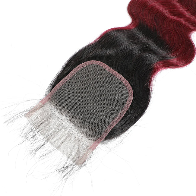 Brazilian Burgundy Human Hair Weave Bundles