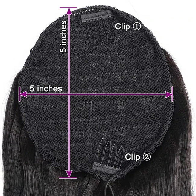 Hair Extension Drawstring Ponytail