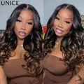 UNice Chestnut Brown Ombre Body Wave Bundles