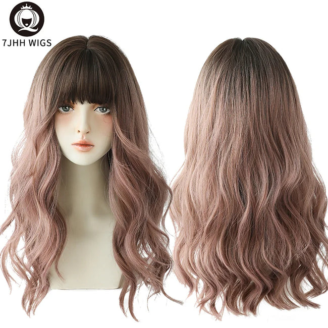 Deep Wave Wig With Bangs