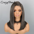 Salt and Pepper Human Hair Wig