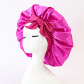 Satin Bonnet With Adjustable Bonne For Sleeping