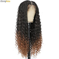 Box Braid Wig with Baby Hair Lace