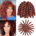 Curly Jumpy Wand Curl Jamaican Bounce Synthetic Braiding Hair Extensions