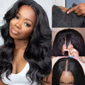 V Part Wig Human Hair Wig