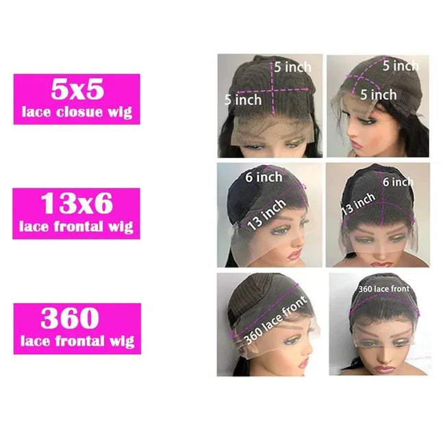 Deep Wave Lace Frontal Wig Curly Water Wave