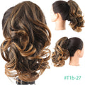 Short Ponytail Synthetic Curly Clip In Hair Extensions