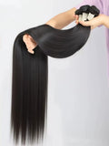 Straight Human Hair Bundles Brazilian Raw Remy Weave